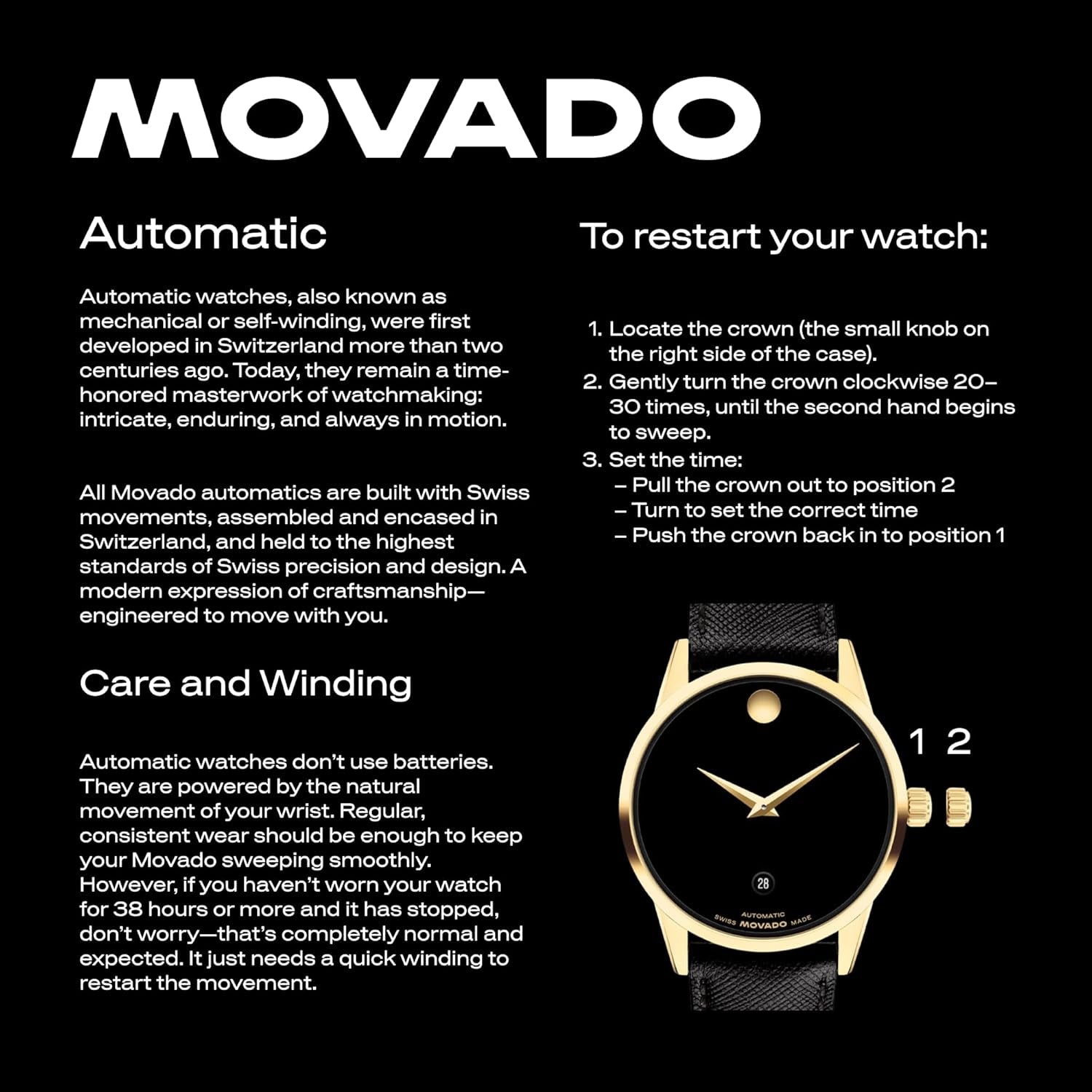 Movado Museum Classic Men'S Automatic Watch
