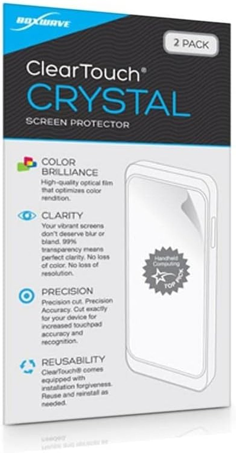 Screen Protector Compatible with Movado Connect - Cleartouch Crystal (2-Pack), HD Film Skin - Shields from Scratches for Movado Connect