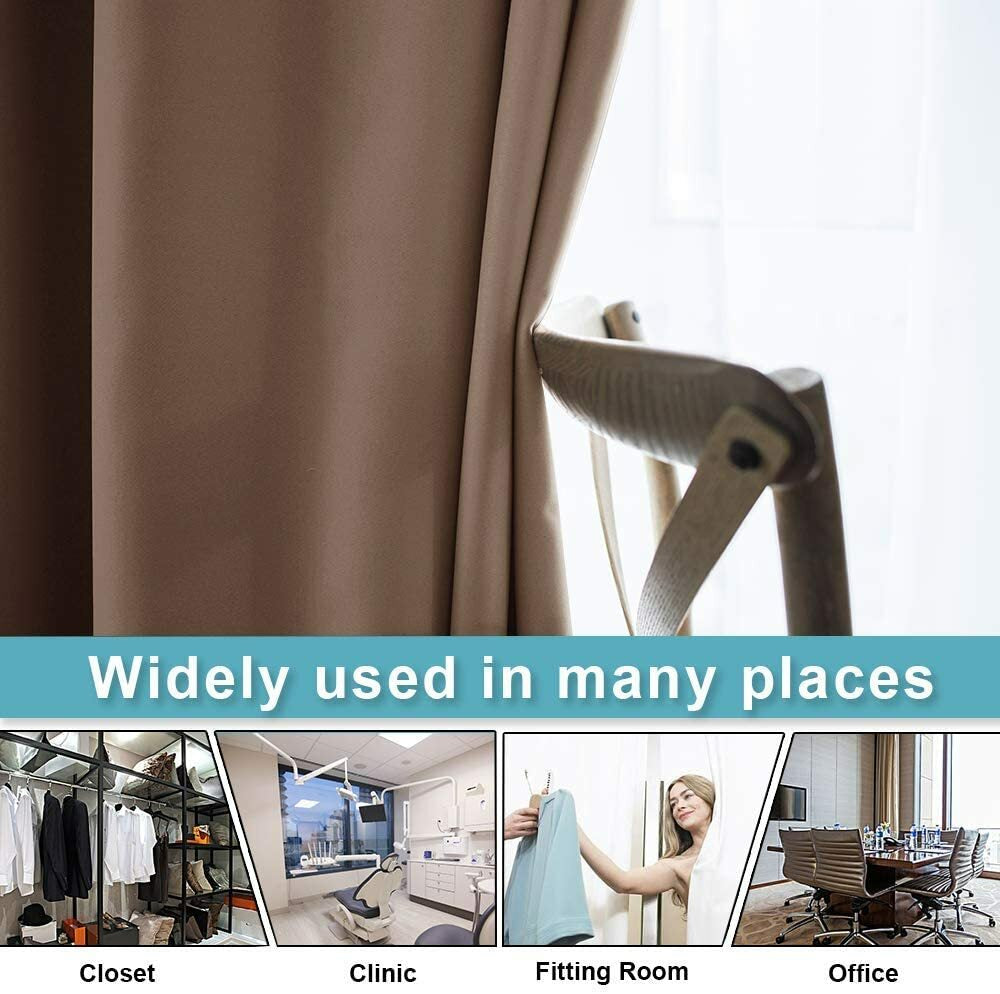 Cortinas 100 X 84 Blackout Termicas Opacas Para Habitacion Sala Grandes Negro