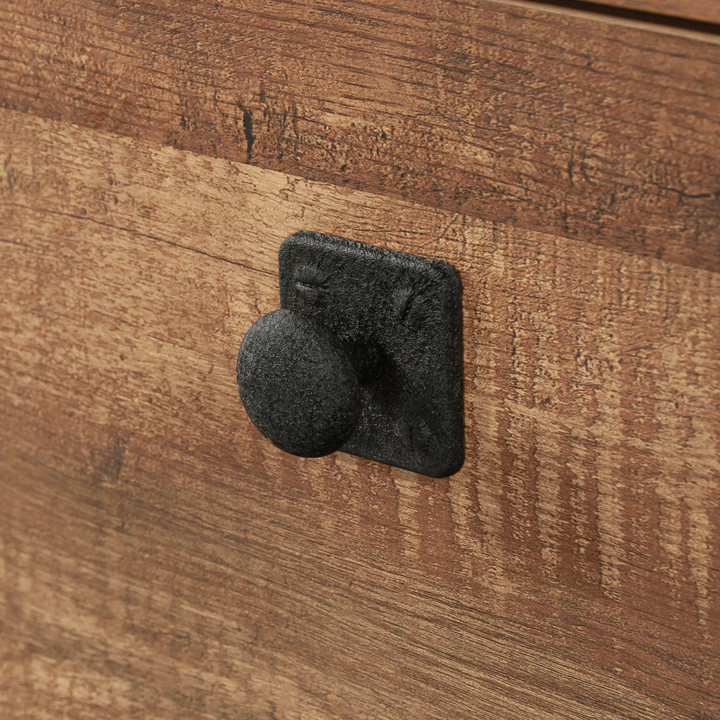 Station House 2-Drawer Lateral File Cabinet, Etched Oak Finish
