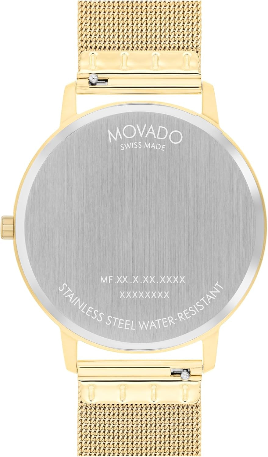Movado Face Men'S Luxury Quartz Watch - Swiss Movement - Water Resistance 30 Meters (3ATM) - Elegant Timepiece - Gift for Him - 41Mm