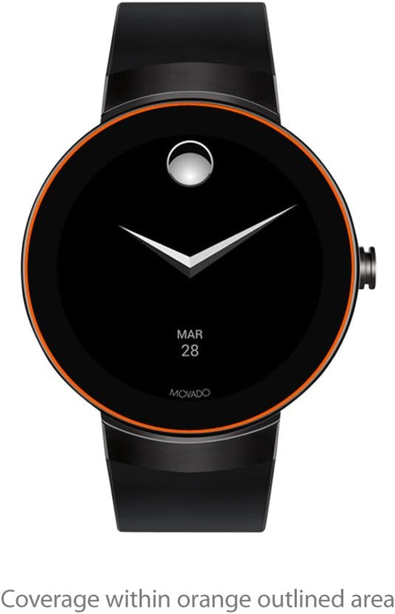 Screen Protector Compatible with Movado Connect - Cleartouch Crystal (2-Pack), HD Film Skin - Shields from Scratches for Movado Connect