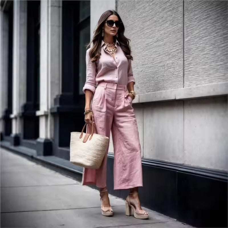Noor™ | Conjunto Holgado Con Pantalones