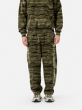 Camo Oversized Heavyweight Curved-Leg Sweatpants