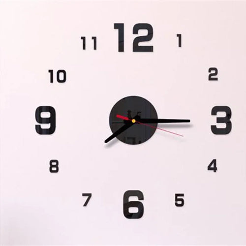 3D Wall Clock Mirror Wall Stickers Fashion Living Room Quartz Watch DIY Home Decoration Wall Clocks Sticker Reloj De Pared
