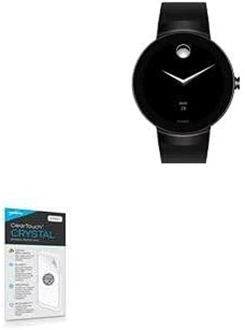 Screen Protector Compatible with Movado Connect - Cleartouch Crystal (2-Pack), HD Film Skin - Shields from Scratches for Movado Connect